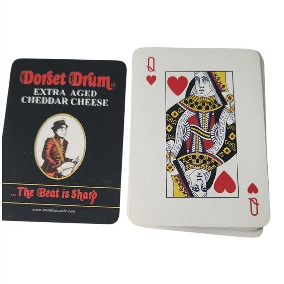 Cards Dorset Drum Extra Aged Cheddar Cheese-Themed Playing Cards - Picture 8 of 11